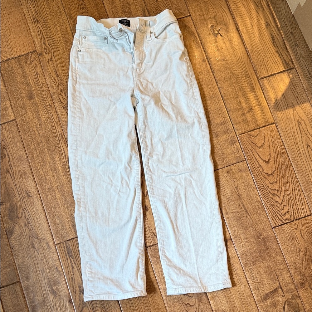 J. Crew women’s high rise slim wide leg size 24.